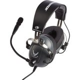 Thrustmaster T.Flight U.S. Air Force Edition Headset Sort, Gaming headset grå/metal, Headset, Headset, Spil, Sort, Binaural, Dreje