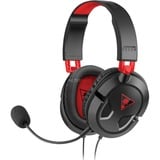 Turtle Beach TB043101 Binaural Pandebånd Sort, Rød headsæt, Gaming headset Sort, Spillekonsol, Binaural, Pandebånd, Sort, Rød, Skum, Kunstigt læder, Xbox One, PlayStation 4