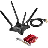 ASUS PCE-AC88 Intern WLAN, Wi-Fi-adapter Intern, Ledningsført, PCI Express, WLAN, Wi-Fi 5 (802.11ac)
