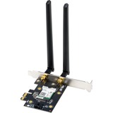 ASUS PCE-AX3000 Intern WLAN / Bluetooth 3000 Mbit/s, Wi-Fi-adapter Sort, Intern, Trådløs, PCI Express, WLAN / Bluetooth, Wi-Fi 6 (802.11ax), 3000 Mbit/s