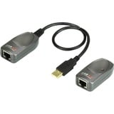 ATEN UCE260-AT-G konsoludbygning Konsol sender & modtager 480 Mbit/s, USB-forlænger 31 mm, 63 mm, 21,9 mm, 170 g, 40 g, 20 g
