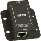 ATEN UCE3250-AT-G KVM forlænger Sender & modtager, USB hub Sort, Sender & modtager, Ledningsført, 50 m, Cat5, Cat5e, Cat6, Sort, Metal