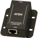 ATEN UCE3250-AT-G KVM forlænger Sender & modtager, USB hub Sort, Sender & modtager, Ledningsført, 50 m, Cat5, Cat5e, Cat6, Sort, Metal