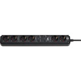 Brennenstuhl 1159760936 smart strømskinne 6 AC stikkontakt(er) 1,5 m Sort Sort, 6 AC stikkontakt(er), 1,5 m, Ledningsført, Sort, Sort, 105 mm
