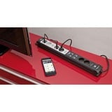 Brennenstuhl Connect Premium-Line stikdåse 3 m 6 AC stikkontakt(er) Indendørs Sort, Hvid, Strømskinne Sort/Lys grå, 3 m, 6 AC stikkontakt(er), Indendørs, Sort, Hvid, 3600 W, 95 mm