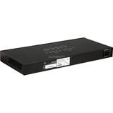 Cisco SF112-24 Ikke administreret L2 Fast Ethernet (10/100) 1U Sort, Switch Ikke administreret, L2, Fast Ethernet (10/100), Fuld duplex, Stativ-montering, 1U