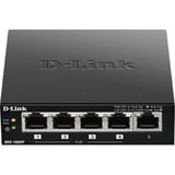 D-Link DES-1005P/E netværksswitch Ikke administreret L2 Fast Ethernet (10/100) Strøm over Ethernet (PoE) Sort Sort, Ikke administreret, L2, Fast Ethernet (10/100), Fuld duplex, Strøm over Ethernet (PoE)