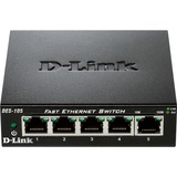 D-Link DES-105 Ikke administreret L2 Sort, Switch Sort, Ikke administreret, L2, Fuld duplex