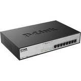 D-Link DGS-1008MP netværksswitch Ikke administreret Gigabit Ethernet (10/100/1000) Strøm over Ethernet (PoE) 1U Sort Ikke administreret, Gigabit Ethernet (10/100/1000), Fuld duplex, Strøm over Ethernet (PoE), Stativ-montering, 1U