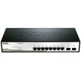 D-Link DGS-1210-10 netværksswitch Administreret L2 Gigabit Ethernet (10/100/1000) 1U Sort, Grå Administreret, L2, Gigabit Ethernet (10/100/1000), Fuld duplex, Stativ-montering, 1U