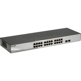 D-Link DGS-1210-26 netværksswitch Administreret L2 Gigabit Ethernet (10/100/1000) 1U Sort, Grå Administreret, L2, Gigabit Ethernet (10/100/1000), Stativ-montering, 1U