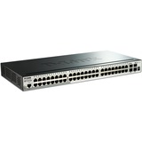 D-Link DGS-1510-52X netværksswitch Administreret L3 Gigabit Ethernet (10/100/1000) 1U Sort Administreret, L3, Gigabit Ethernet (10/100/1000), Fuld duplex, Stativ-montering, 1U