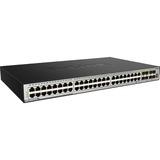 D-Link DGS-3630-52TC Administreret L3 Gigabit Ethernet (10/100/1000) 1U Sort, Switch Administreret, L3, Gigabit Ethernet (10/100/1000), Fuld duplex, Stativ-montering, 1U