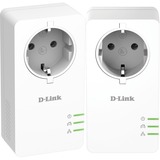 D-Link DHP-601AV 1000 Mbit/s Ethernet LAN Hvid 2 stk, PowerLAN Hvid, 1000 Mbit/s, IEEE 802.3,IEEE 802.3u, Gigabit Ethernet, 10,100,1000 Mbit/s, 128-bit AES, 3,7 W