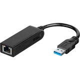 D-Link DUB-1312 netværkskort Intern Ethernet 1000 Mbit/s Sort, Intern, Ledningsført, USB, Ethernet, 1000 Mbit/s, Sort