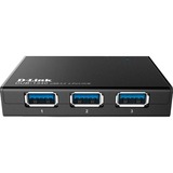 D-Link DUB-1340 Sort, USB hub Sort, Sort, USB, 5 V, 4 A, Windows XP, Vista, 7 Mac OS X +, 60 g