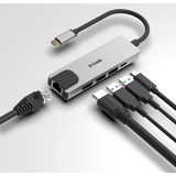 D-Link DUB-M520 dockingstation Ledningsført Thunderbolt 3 Aluminium, Sort, USB hub Sølv, Ledningsført, Thunderbolt 3, 60 W, 10,100,1000 Mbit/s, IEEE 802.3, IEEE 802.3ab, IEEE 802.3az, IEEE 802.3u, IEEE 802.3x, Aluminium, Sort