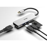 D-Link DUB-M530 dockingstation Ledningsført USB 3.2 Gen 1 (3.1 Gen 1) Type-C Aluminium, USB hub Sølv, Ledningsført, USB 3.2 Gen 1 (3.1 Gen 1) Type-C, Aluminium, MicroSD (TransFlash), SD, SDHC, SDXC, 5 Gbit/sek., 4K Ultra HD