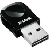 D-Link DWA-131 netværkskort 300 Mbit/s, Wi-Fi-adapter Sort, Trådløs, USB, 300 Mbit/s, Sort