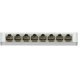D-Link GO-SW-8G/E netværksswitch Ikke administreret Gigabit Ethernet (10/100/1000) Hvid Hvid/grå, Ikke administreret, Gigabit Ethernet (10/100/1000), Fuld duplex