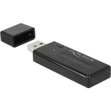 DeLOCK 12463 netværkskort WLAN 867 Mbit/s, Wi-Fi-adapter Sort, Trådløs, USB, WLAN, Wi-Fi 5 (802.11ac), 867 Mbit/s, Sort