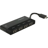 DeLOCK 62793 interface hub USB 3.2 Gen 1 (3.1 Gen 1) Type-C 5000 Mbit/s, USB hub USB 3.2 Gen 1 (3.1 Gen 1) Type-C, USB 3.2 Gen 1 (3.1 Gen 1) Type-A, USB 3.2 Gen 1 (3.1 Gen 1) Type-C, 5000 Mbit/s, 0,07 m, 39 mm, 92 mm