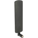 DeLOCK 89604 antenne SMA 2 dBi Sort, 2 dBi, 0.698 - 0.96/1.7 - 2.69 GHz, 50 ohm (Ω), SMA, Lineær polarisering, Acrylonitrilbutadienstyren