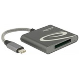 DeLOCK 91746 kortlæser USB 3.2 Gen 1 (3.1 Gen 1) Type-C Anthracit grå, CFast 2.0, XQD, Anthracit, 5000 Mbit/s, Aluminium, Mac OS 10.9 Windows 7 32-bit Windows 7 64-bit Windows 8.1 32-bit Windows 8.1 64-bit Windows 10..., USB 3.2 Gen 1 (3.1 Gen 1) Type-C