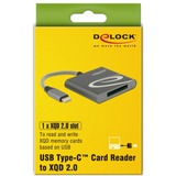 DeLOCK 91746 kortlæser USB 3.2 Gen 1 (3.1 Gen 1) Type-C Anthracit grå, CFast 2.0, XQD, Anthracit, 5000 Mbit/s, Aluminium, Mac OS 10.9 Windows 7 32-bit Windows 7 64-bit Windows 8.1 32-bit Windows 8.1 64-bit Windows 10..., USB 3.2 Gen 1 (3.1 Gen 1) Type-C