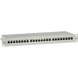 Digitus CAT 6 Class E 1U, Patch Panel Lys grå, RJ-45, Cat6, Grå, Reolmontering, 1U, LSA, Detail