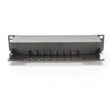 Digitus CAT 6, Cl. E 1U, Patch Panel Sort, Cl. E, RJ-45, Sort, Reolmontering, 1U, UL, 180 mm