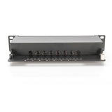 Digitus CAT 6, Cl. E 1U, Patch Panel Sort, Cl. E, RJ-45, Sort, Reolmontering, 1U, UL, 180 mm