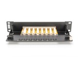 Digitus CAT 6, Cl. E 1U, Patch Panel Sort, Cl. E, RJ-45, Sort, Reolmontering, 1U, UL, 180 mm