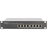 Digitus DN-80114 netværksswitch Ikke administreret Gigabit Ethernet (10/100/1000) Grå Ikke administreret, Gigabit Ethernet (10/100/1000), Fuld duplex, Stativ-montering