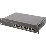 Digitus DN-80114 netværksswitch Ikke administreret Gigabit Ethernet (10/100/1000) Grå Ikke administreret, Gigabit Ethernet (10/100/1000), Fuld duplex, Stativ-montering