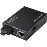 Digitus DN-82021-1 netværksomformer til medie Intern 1310 nm Enkeltilstand Sort, Konverter Sort, 100Base-TX, 100Base-FX, IEEE 802.3, IEEE 802.3u, Hurtigt ethernet, 10,100 Mbit/s, Fuld, Halvt