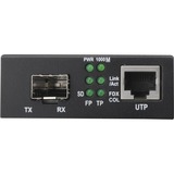 Digitus DN-82130 netværksomformer til medie 1000 Mbit/s Sort, Konverter Sort, 1000 Mbit/s, IEEE 802.3, IEEE 802.3u, IEEE 802.3z, Gigabit Ethernet, 10,100,1000 Mbit/s, Fuld, Halvt, SFP