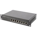Digitus DN-95317 netværksswitch Ikke administreret Gigabit Ethernet (10/100/1000) Strøm over Ethernet (PoE) Grå Ikke administreret, Gigabit Ethernet (10/100/1000), Fuld duplex, Strøm over Ethernet (PoE), Stativ-montering