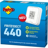 FRITZ! FRITZ! DECT 440, Knappen FRITZ!DECT FRITZ! DECT 440, Hvid, 10 - 40 °C, 69 mm, 18 mm, 69 mm, 75 g