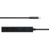 ICY BOX IB-HUB1426-CPD USB 3.2 Gen 1 (3.1 Gen 1) Type-C 5000 Mbit/s Sort, USB hub Sort, USB 3.2 Gen 1 (3.1 Gen 1) Type-C, USB 3.2 Gen 1 (3.1 Gen 1) Type-A, USB 3.2 Gen 1 (3.1 Gen 1) Type-C, 5000 Mbit/s, Sort, Aluminium, Plast, 60 W