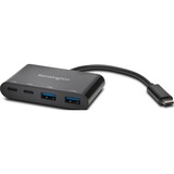 Kensington USB-C 4-PORT HUB, USB hub Sort, USB 3.2 Gen 1 (3.1 Gen 1) Type-C, USB 3.2 Gen 1 (3.1 Gen 1) Type-A, USB 3.2 Gen 1 (3.1 Gen 1) Type-C, 5000 Mbit/s, Sort, Windows 10, Windows 10 Education, Windows 10 Education x64, Windows 10 Enterprise, Windows 10..., Mac OS X 10.10 Yosemite