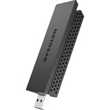Netgear AC1200 WLAN 867 Mbit/s, Wi-Fi-adapter Sort, Trådløs, USB, WLAN, Wi-Fi 4 (802.11n), 867 Mbit/s