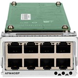 Netgear APM408P-10000S netværk switch-modul 10 Gigabit Ethernet, Forlængelse modul 10 Gigabit Ethernet, 100,2500,5000,10000 Mbit/s, Netgear M4300, 430 g