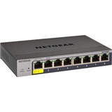 Netgear GS108T Administreret L2 Gigabit Ethernet (10/100/1000) Grå, Switch Administreret, L2, Gigabit Ethernet (10/100/1000), Fuld duplex, Detail