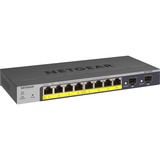 Netgear GS110TP Administreret L2/L3/L4 Gigabit Ethernet (10/100/1000) Strøm over Ethernet (PoE) Grå, Switch Administreret, L2/L3/L4, Gigabit Ethernet (10/100/1000), Fuld duplex, Strøm over Ethernet (PoE)