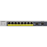 Netgear GS110TP Administreret L2/L3/L4 Gigabit Ethernet (10/100/1000) Strøm over Ethernet (PoE) Grå, Switch Administreret, L2/L3/L4, Gigabit Ethernet (10/100/1000), Fuld duplex, Strøm over Ethernet (PoE)