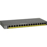 Netgear GS116LP Ikke administreret Gigabit Ethernet (10/100/1000) Strøm over Ethernet (PoE) Sort, Switch Ikke administreret, Gigabit Ethernet (10/100/1000), Strøm over Ethernet (PoE), Stativ-montering