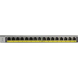 Netgear GS116LP Ikke administreret Gigabit Ethernet (10/100/1000) Strøm over Ethernet (PoE) Sort, Switch Ikke administreret, Gigabit Ethernet (10/100/1000), Strøm over Ethernet (PoE), Stativ-montering