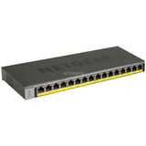 Netgear GS116PP Ikke administreret Gigabit Ethernet (10/100/1000) Strøm over Ethernet (PoE) Sort, Switch Ikke administreret, Gigabit Ethernet (10/100/1000), Strøm over Ethernet (PoE), Stativ-montering