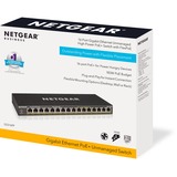 Netgear GS316PP Ikke administreret Gigabit Ethernet (10/100/1000) Strøm over Ethernet (PoE) Sort, Switch Ikke administreret, Gigabit Ethernet (10/100/1000), Fuld duplex, Strøm over Ethernet (PoE), Stativ-montering, Kan monteres på væggen